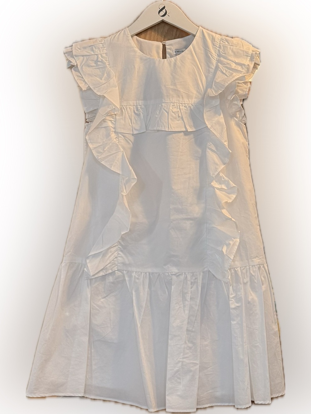 English Factory White Ruffle Dress